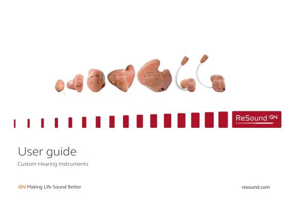 portada guía de usuario resound enya ITE